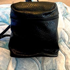 A/X Armani Exchange Black Textured Backpack